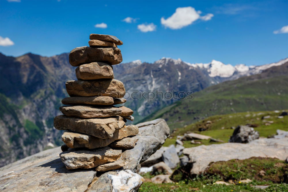 Similar – Image, Stock Photo mountain stuff Meditation