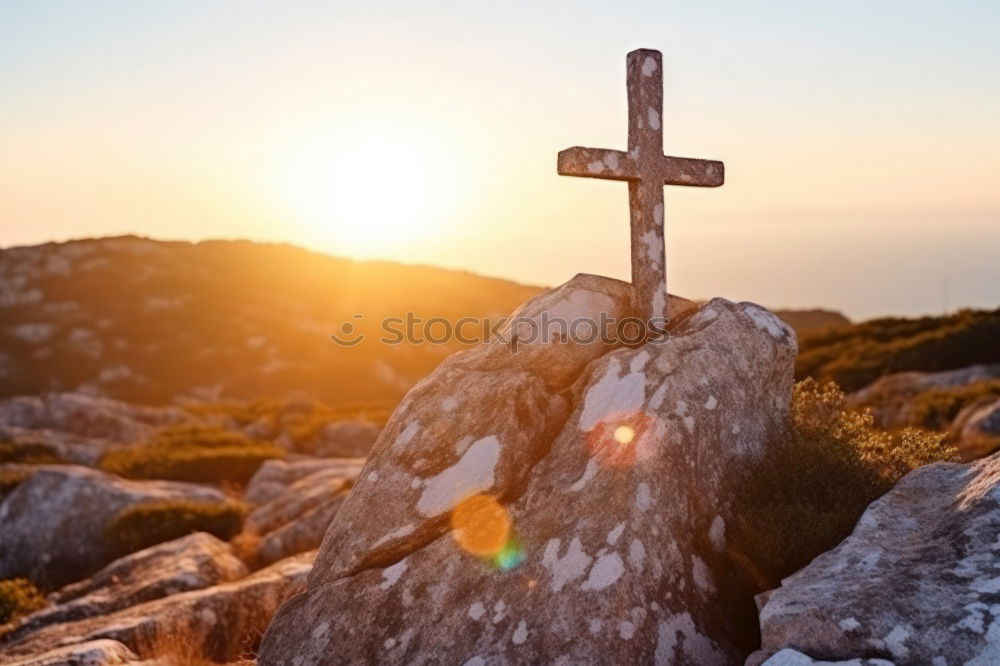 Similar – Image, Stock Photo hiking trail signposting
