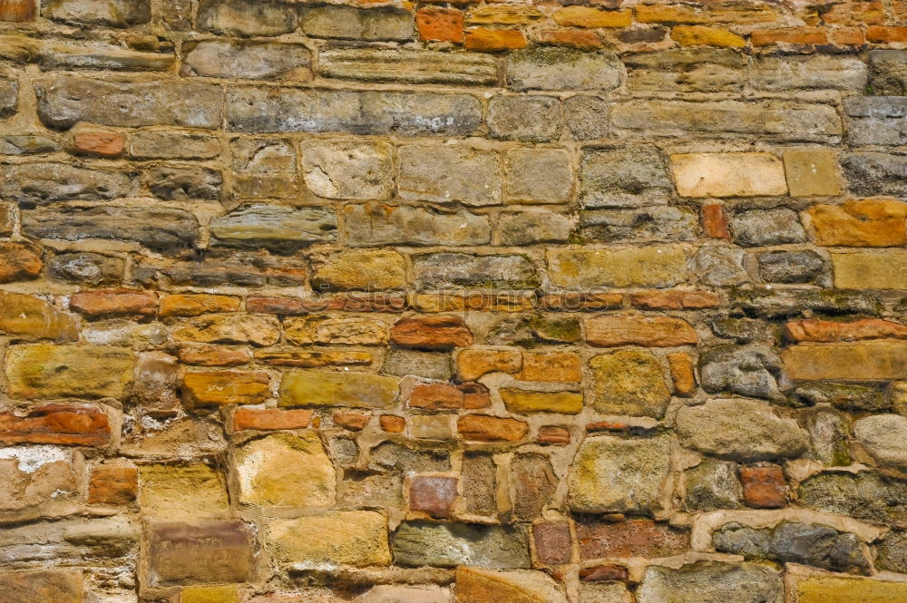 Stein für Stein Mauer Wand