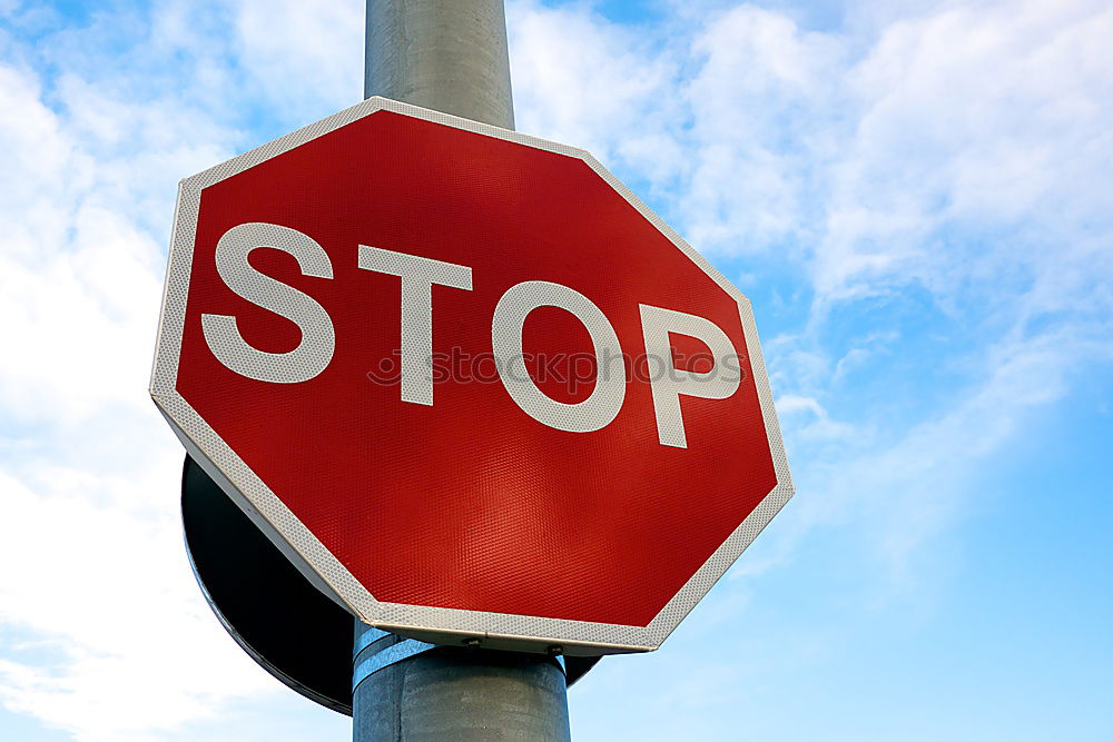 Similar – Stop sign of a different kind