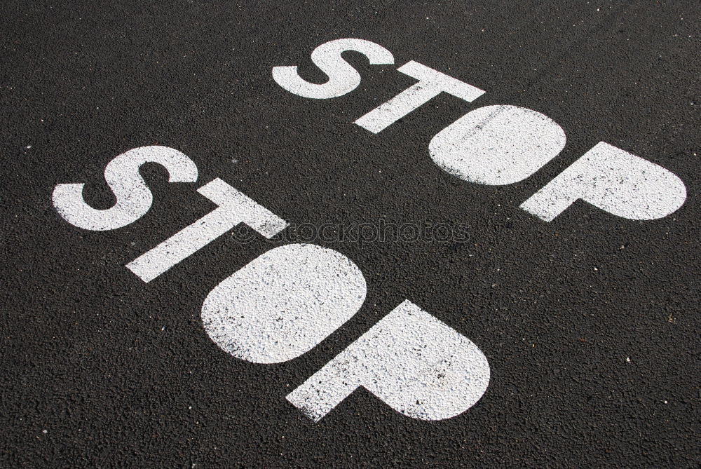 Similar – Stop sign of a different kind