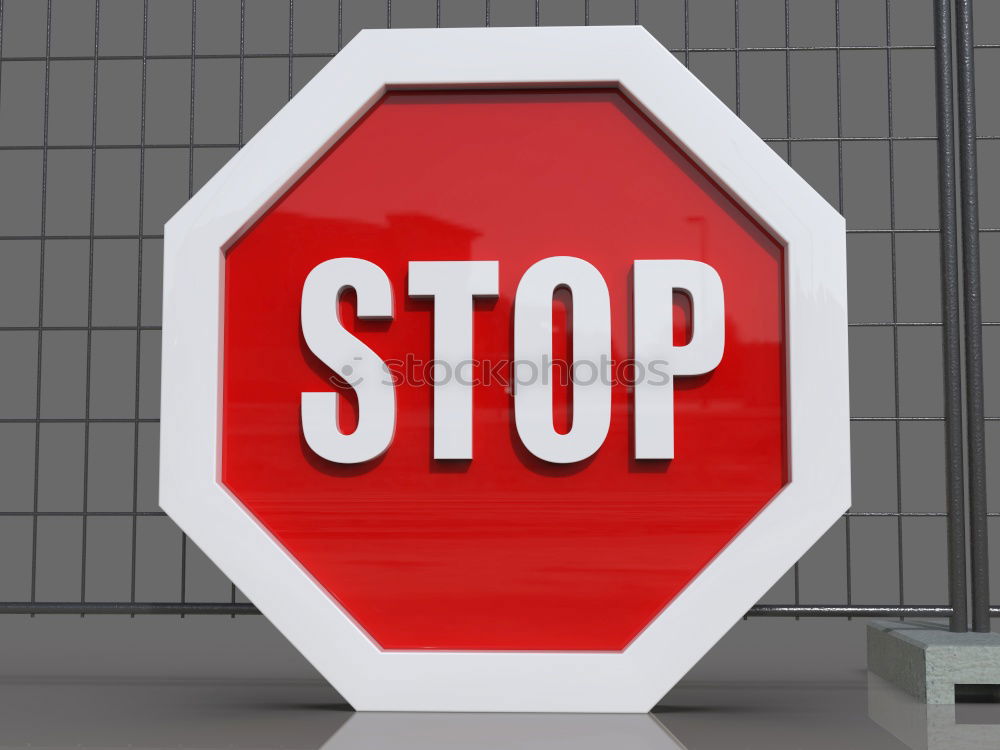 Similar – Stop sign of a different kind