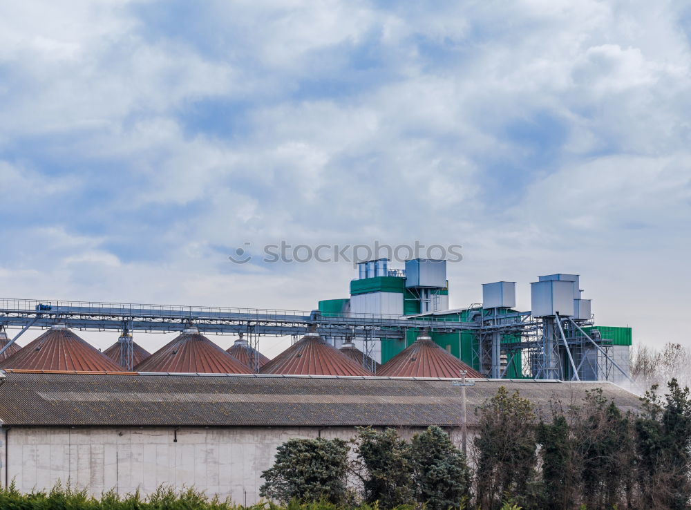 Similar – Image, Stock Photo silo Outskirts Deserted