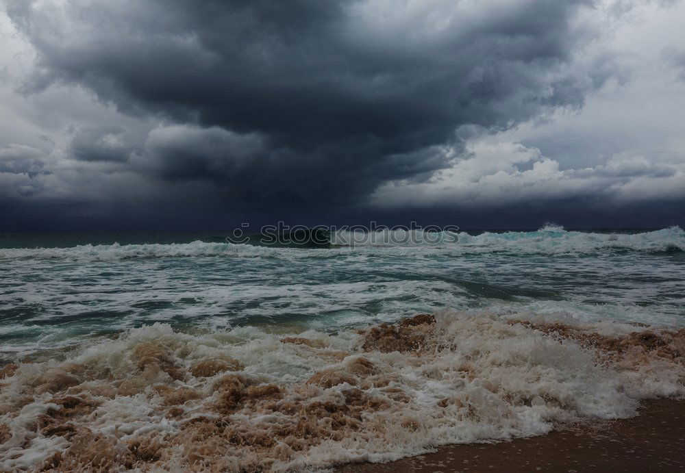 Similar – Image, Stock Photo The sea in the view of a ruin