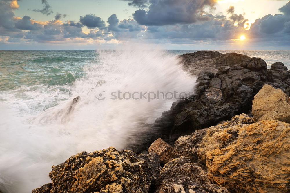 Similar – People fishing on shoreline of ocean