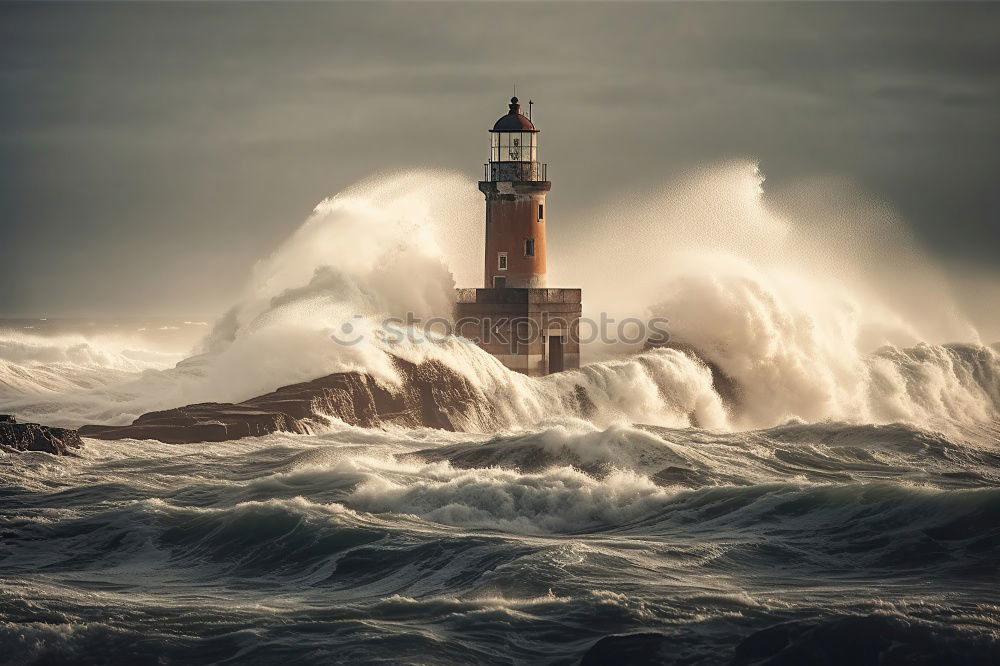 Similar – silent guard Lighthouse