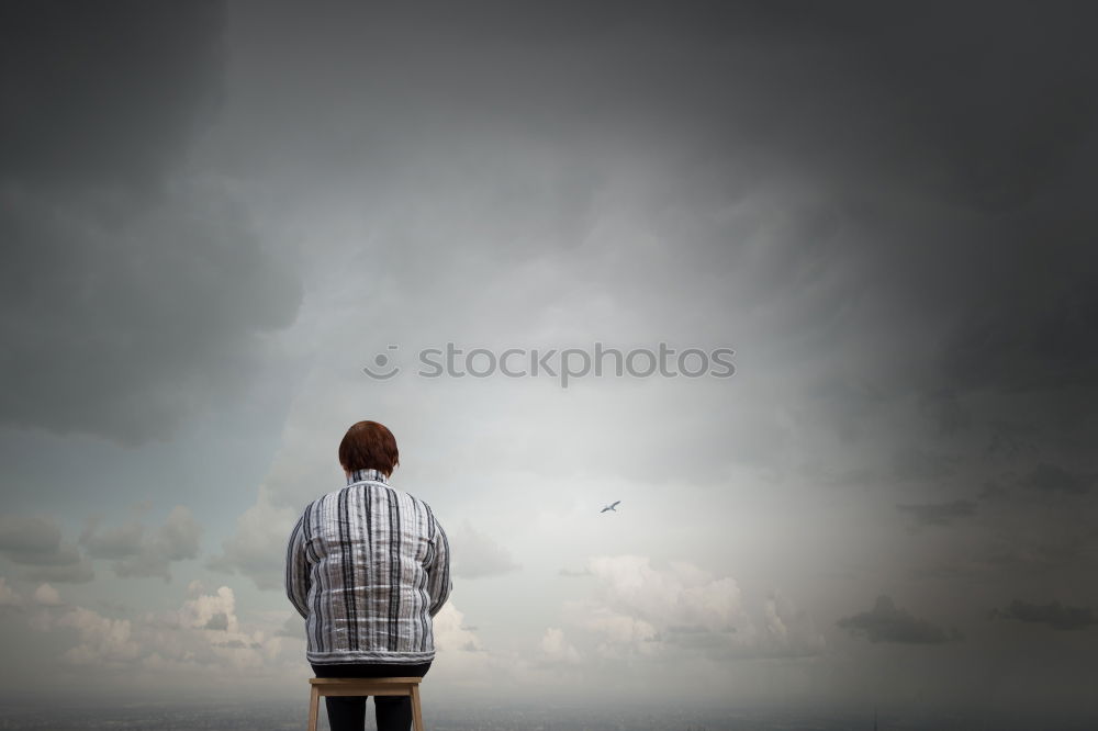 Similar – Image, Stock Photo hair loss Doomed Wig