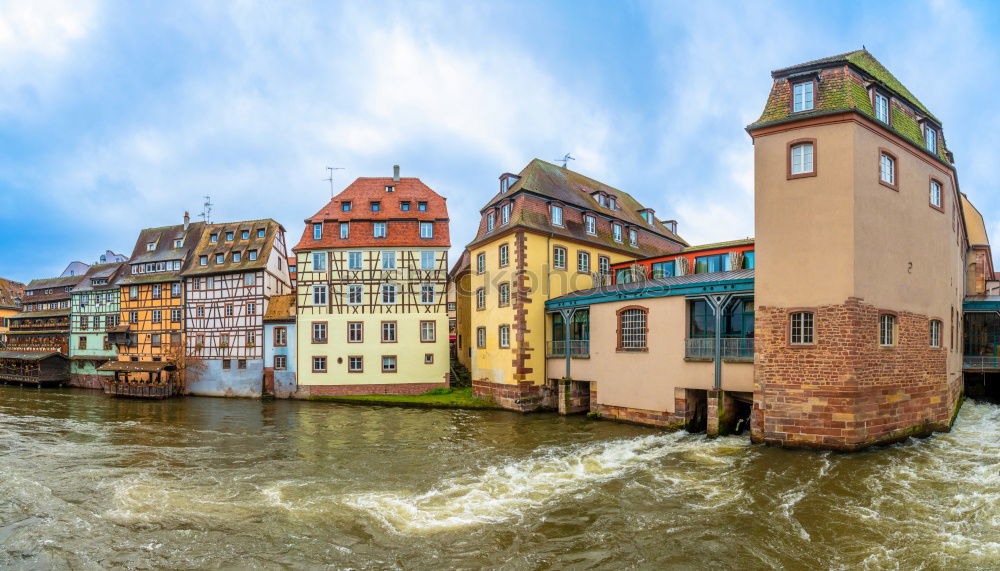 Similar – Image, Stock Photo roaring waters Town