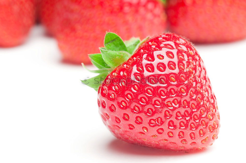 Similar – Foto Bild Strawberry 1 rot grün weiß