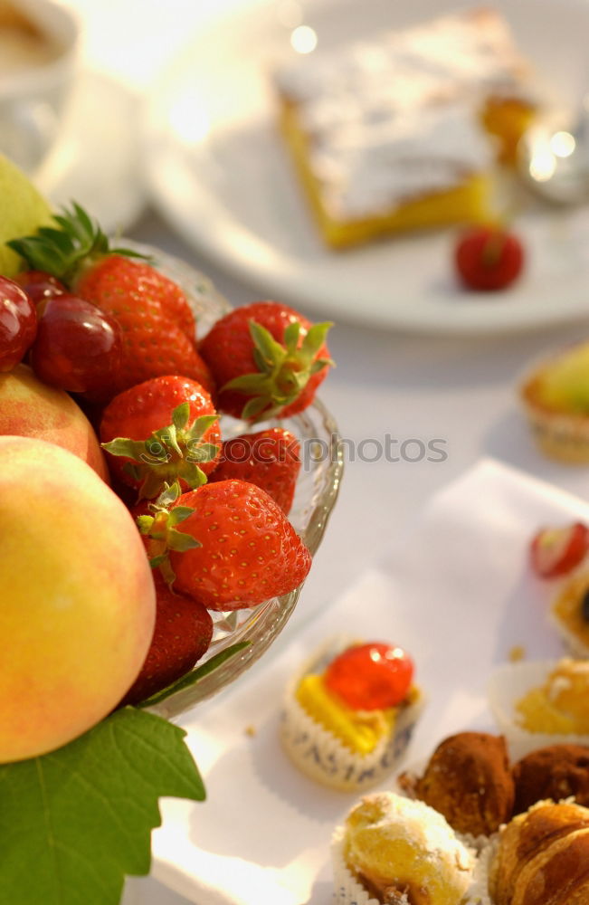 Similar – Image, Stock Photo pie with raspberries and apricots