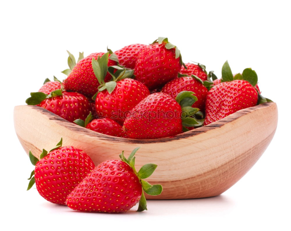 Similar – Background with strawberry frame