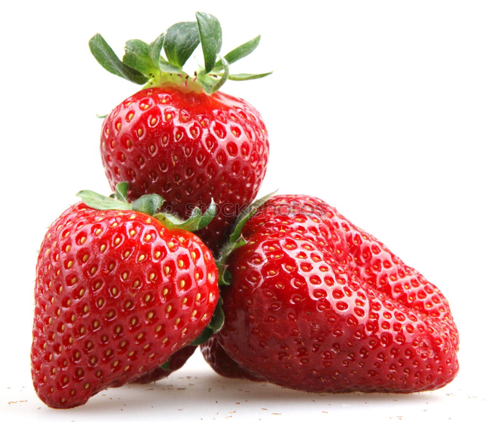 Similar – Freshly harvested | last strawberries