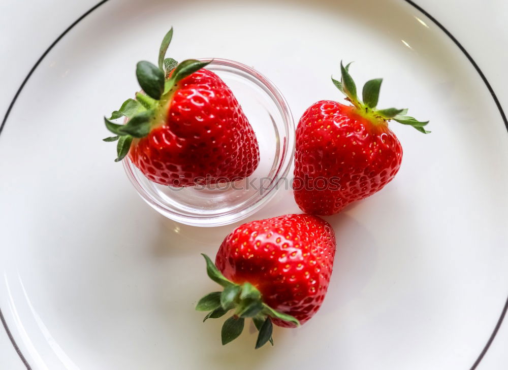 Similar – Image, Stock Photo Macaron And Strawberry Birthday Cake