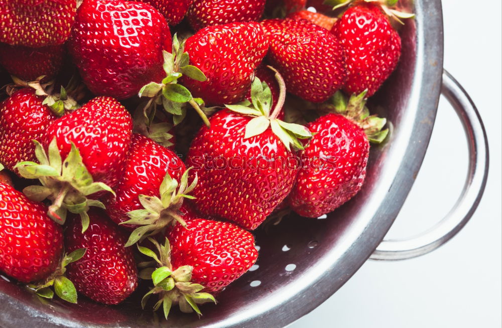 Similar – Image, Stock Photo Strawberry cake with sliced berries and cream