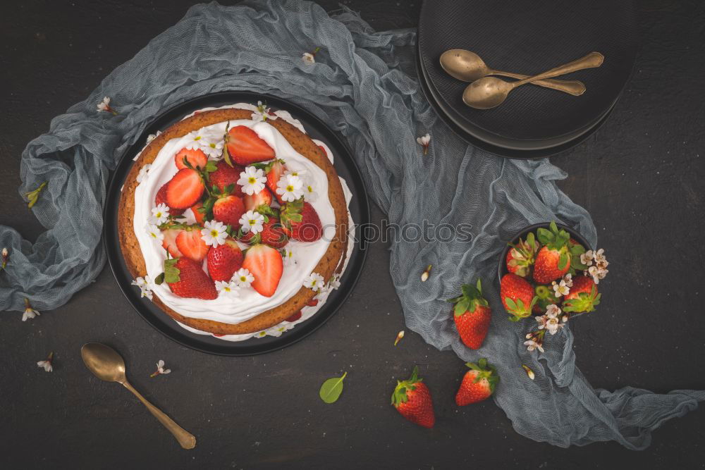 Similar – Image, Stock Photo Strawberry Tiramisu Cake with Chocolate