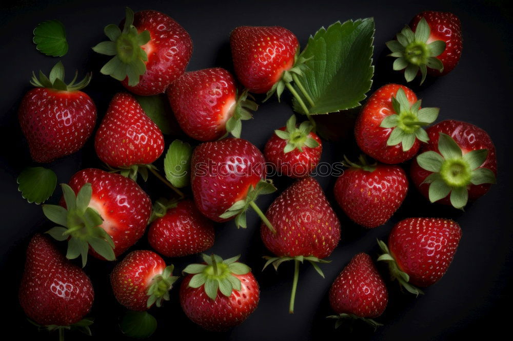 Similar – Bunch of red wild strawberry