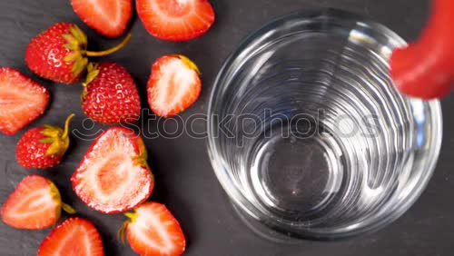 Similar – Image, Stock Photo Red Fresh strawberries in a bowl