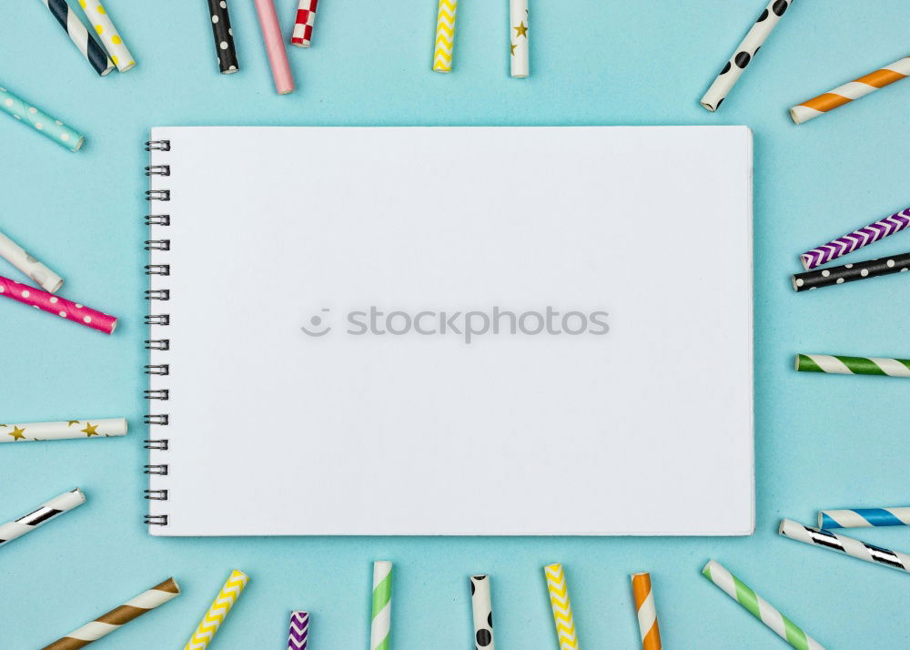 Image, Stock Photo Spring desk with Tablet PC and Smartphone