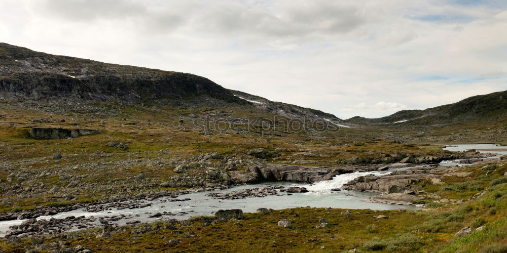 Similar – Image, Stock Photo Norway Hike Brook Stone