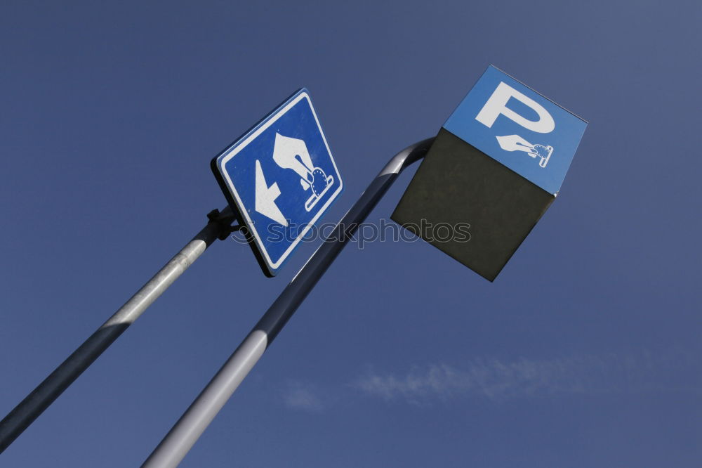 Partial view of the highway exit sign “Karlsruhe”