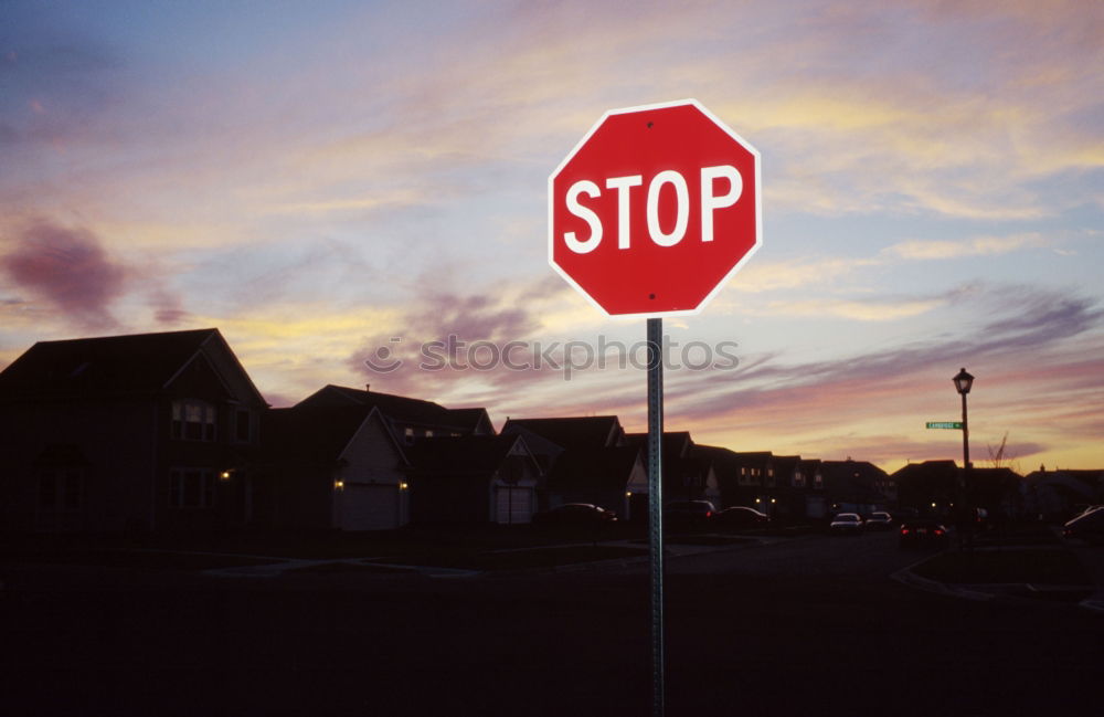 Image, Stock Photo STOP Signs and labeling