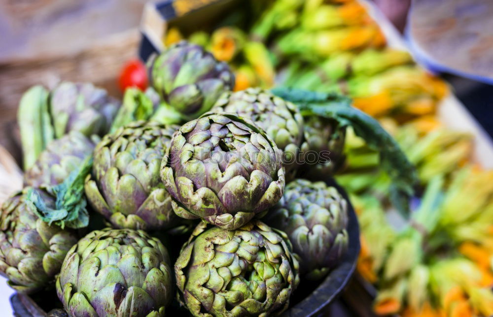 Similar – Image, Stock Photo Group of artichokes