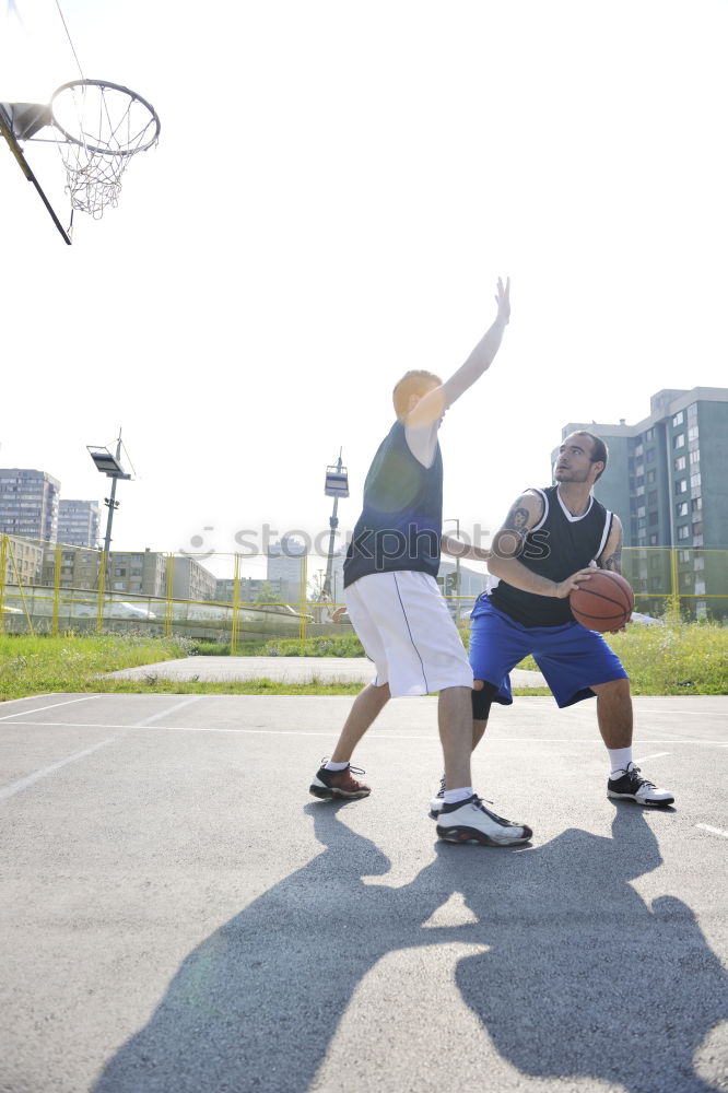 Similar – Image, Stock Photo Basket ball and player on background