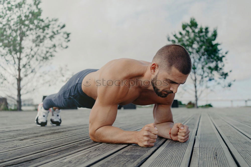 Similar – Push ups Sports