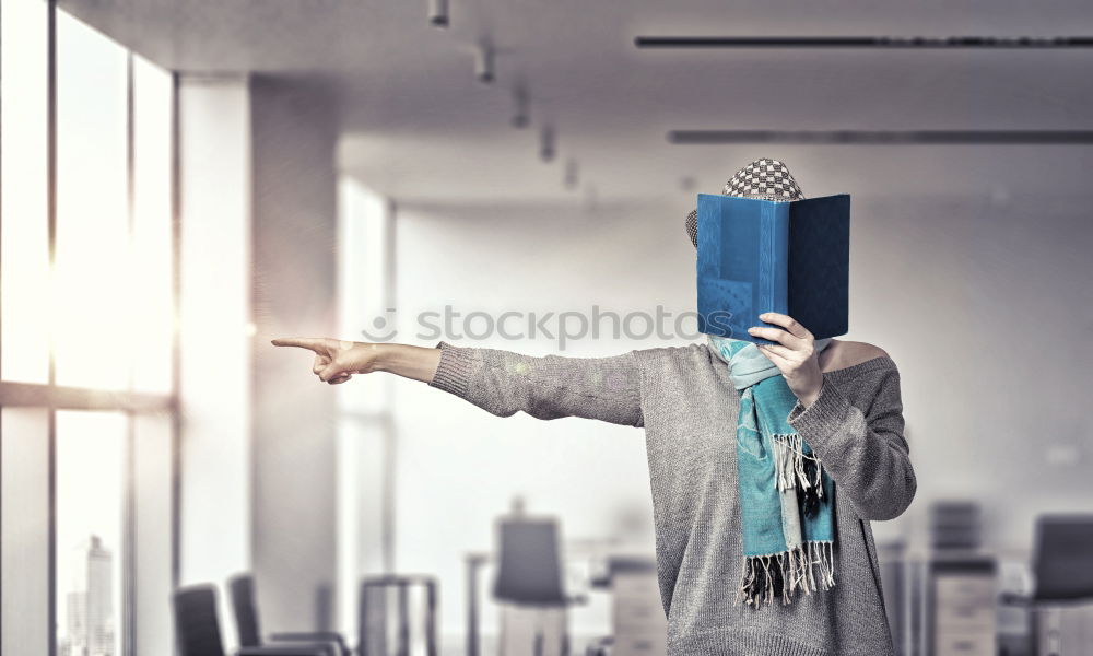 Similar – Image, Stock Photo #A# reading Print media