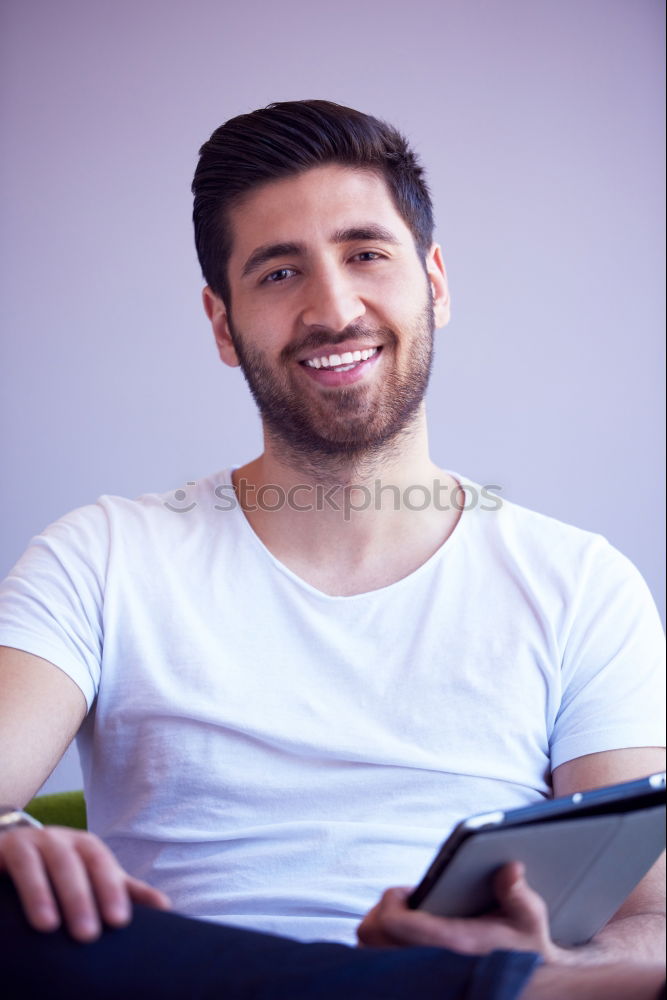 Similar – Image, Stock Photo Urban young man (65)