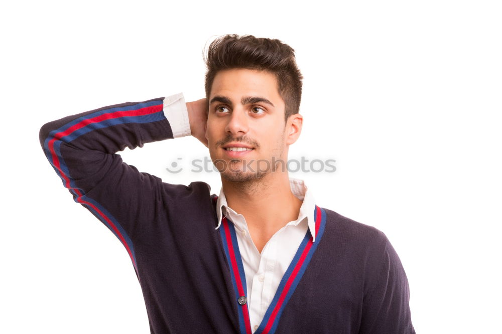 Similar – Image, Stock Photo Stylish man talking phone