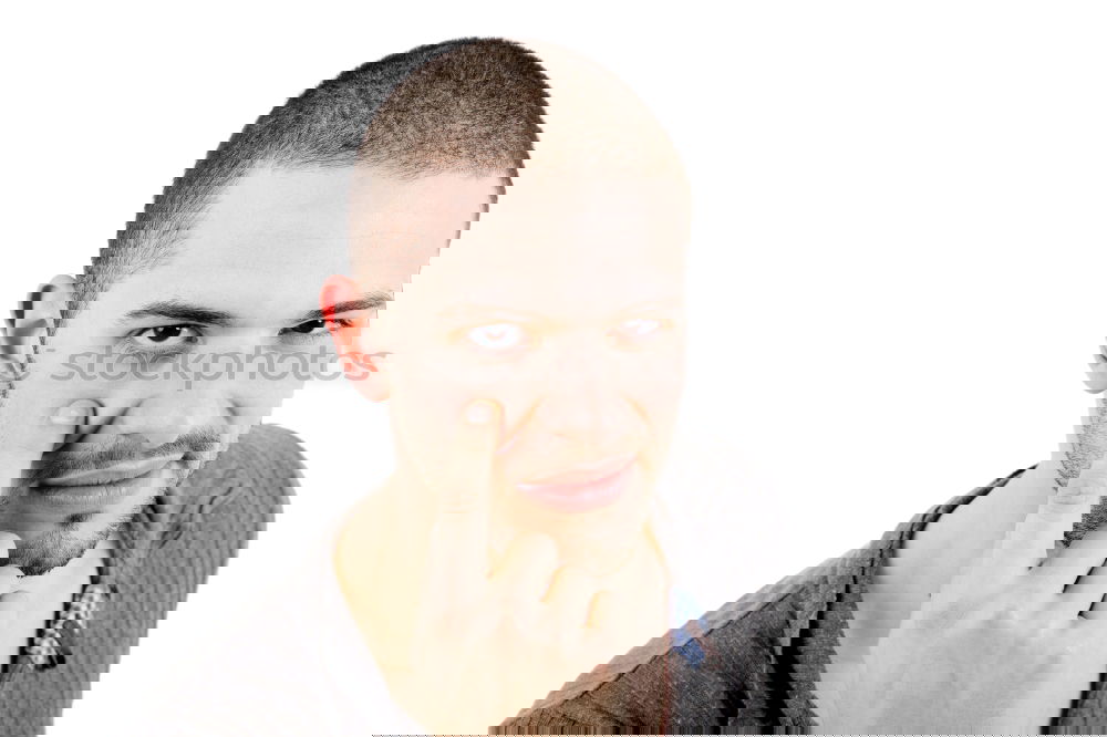Similar – Image, Stock Photo wink Face Healthy