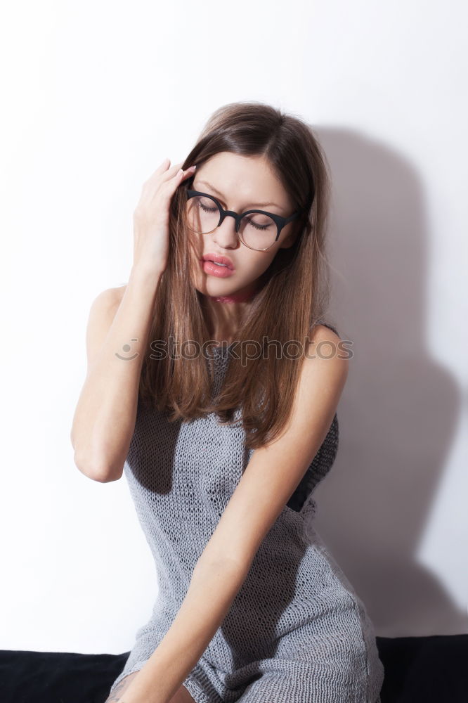 Similar – Image, Stock Photo @home Feminine Androgynous