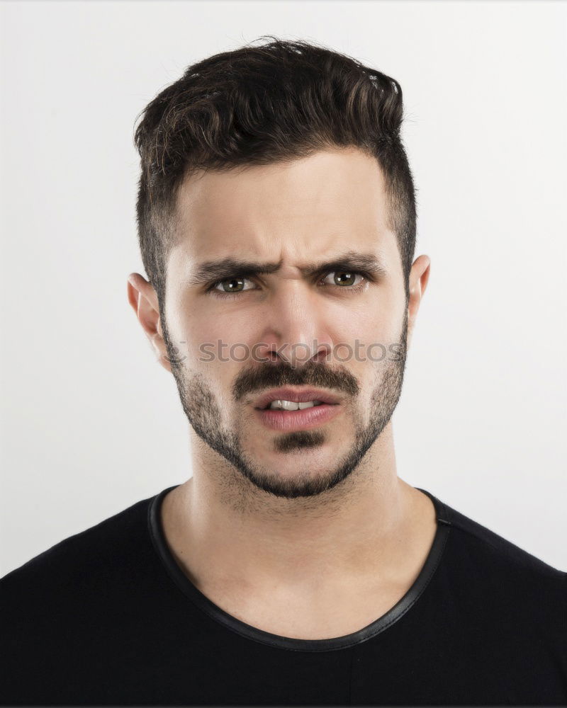 Similar – Image, Stock Photo Young handsome bearded hipster