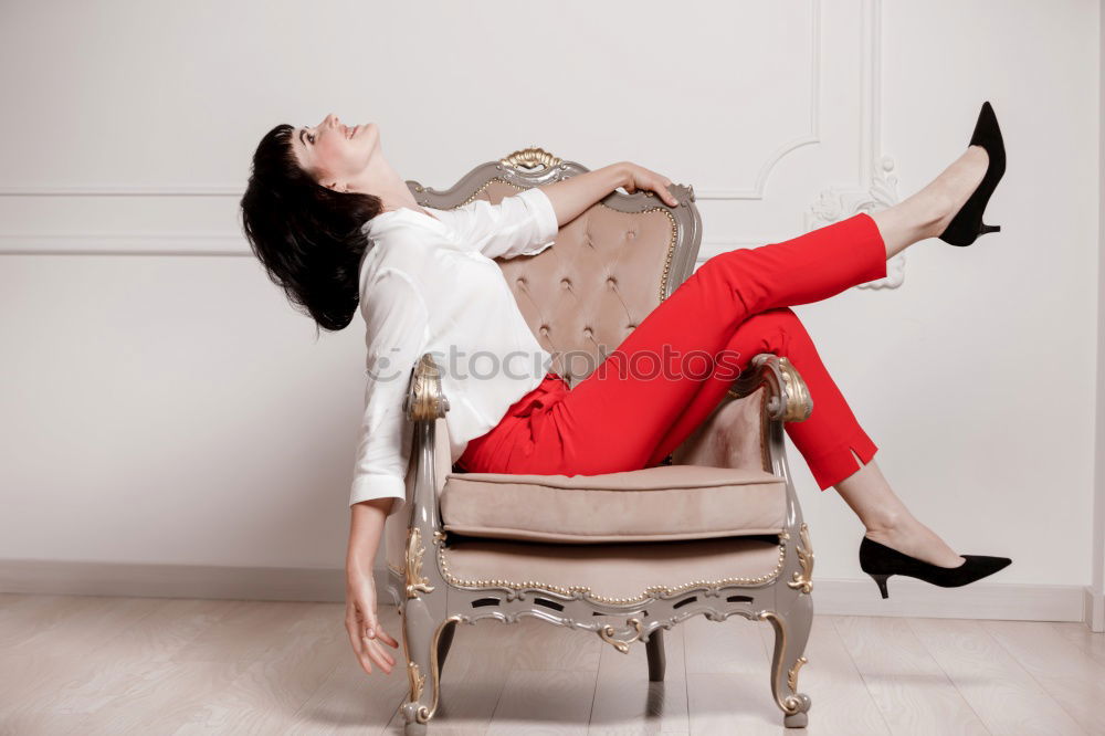 Similar – Image, Stock Photo . Armchair Room Feminine