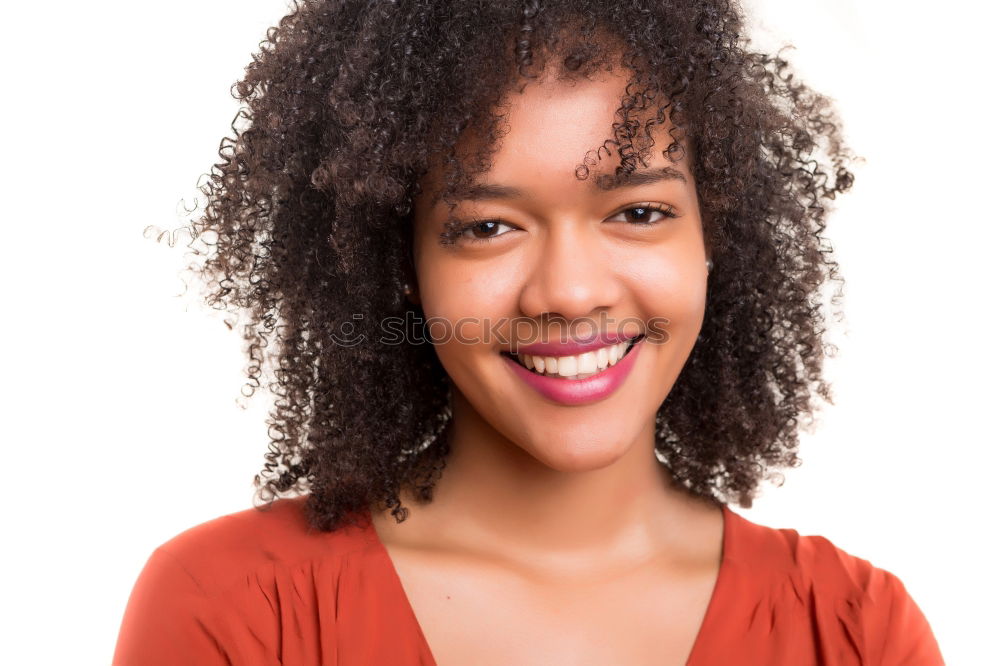 Similar – Beautiful African girl with curly hair