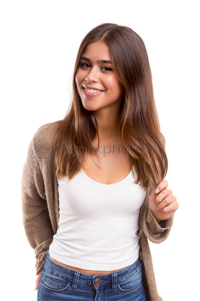 Similar – Image, Stock Photo Arab girl in casual clothes in the street.