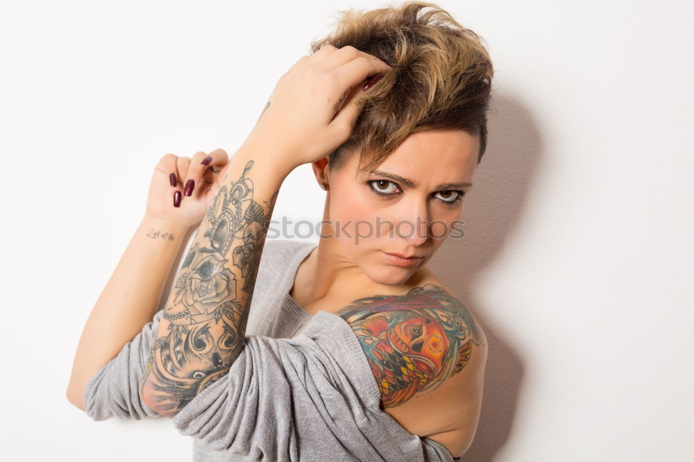 Image, Stock Photo Fashion woman portrait