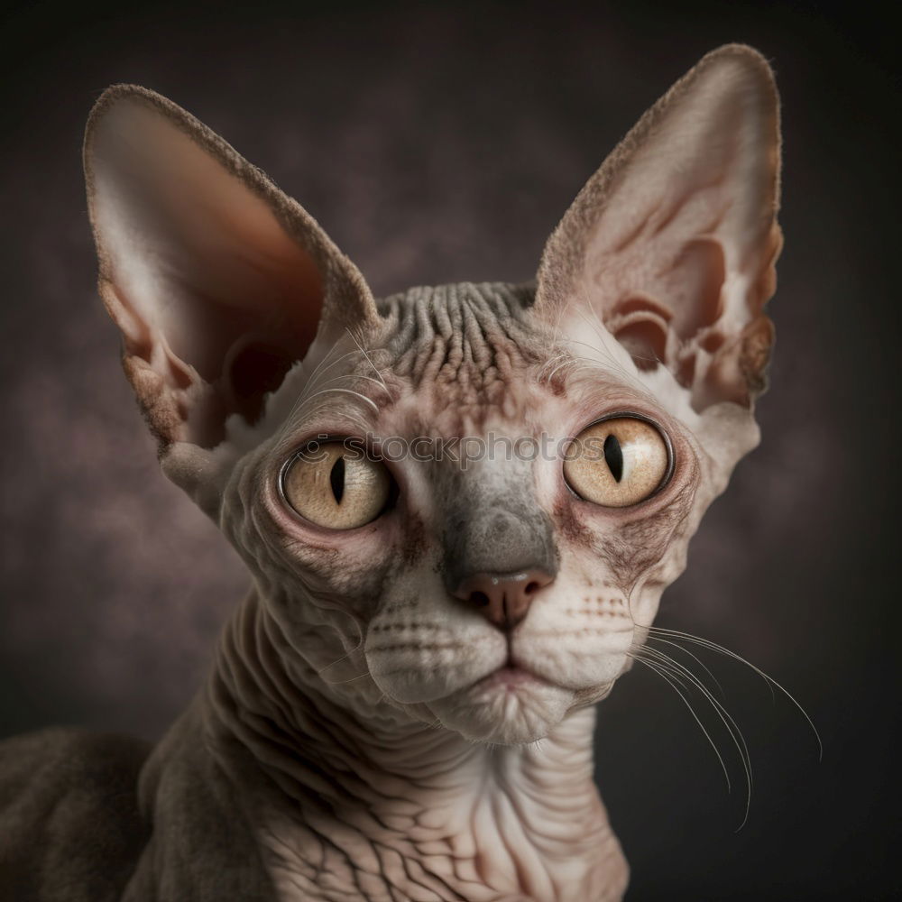 Similar – Image, Stock Photo cat Pet Fear Eyes watch