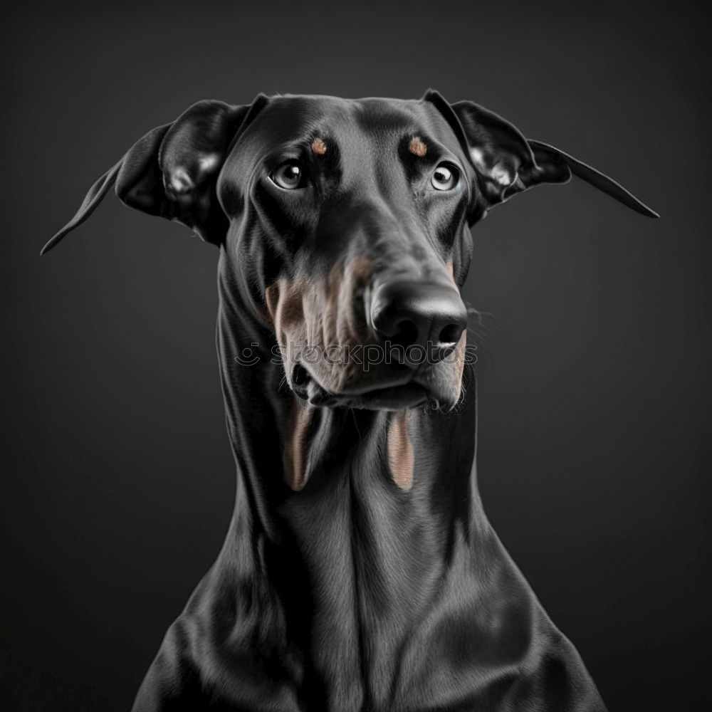 Similar – Foto Bild Sich sonnender Dobermann