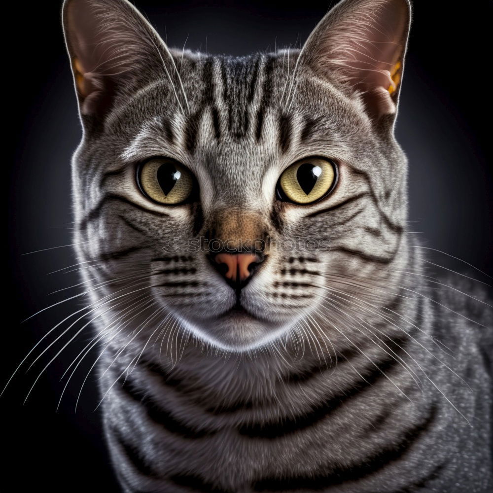 Similar – Image, Stock Photo Scary Cat Beautiful Face