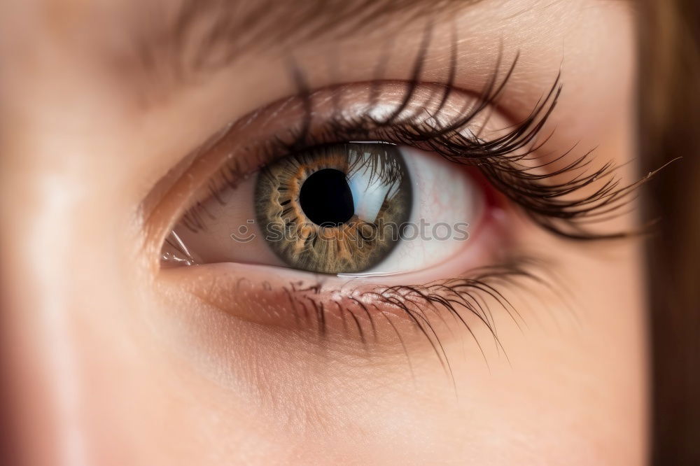 Similar – Image, Stock Photo Make-up beautiful young woman’s blue eyes