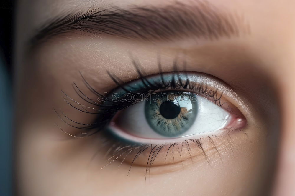 Similar – Image, Stock Photo Close-up of a woman’s face