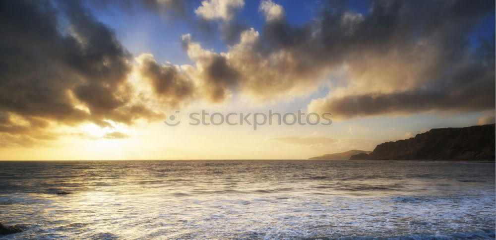 Tagesbeginn Strand Meer