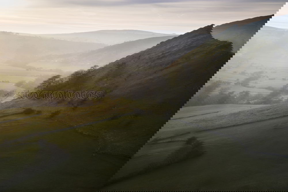 Similar – Image, Stock Photo Hills, sheep and a dream road