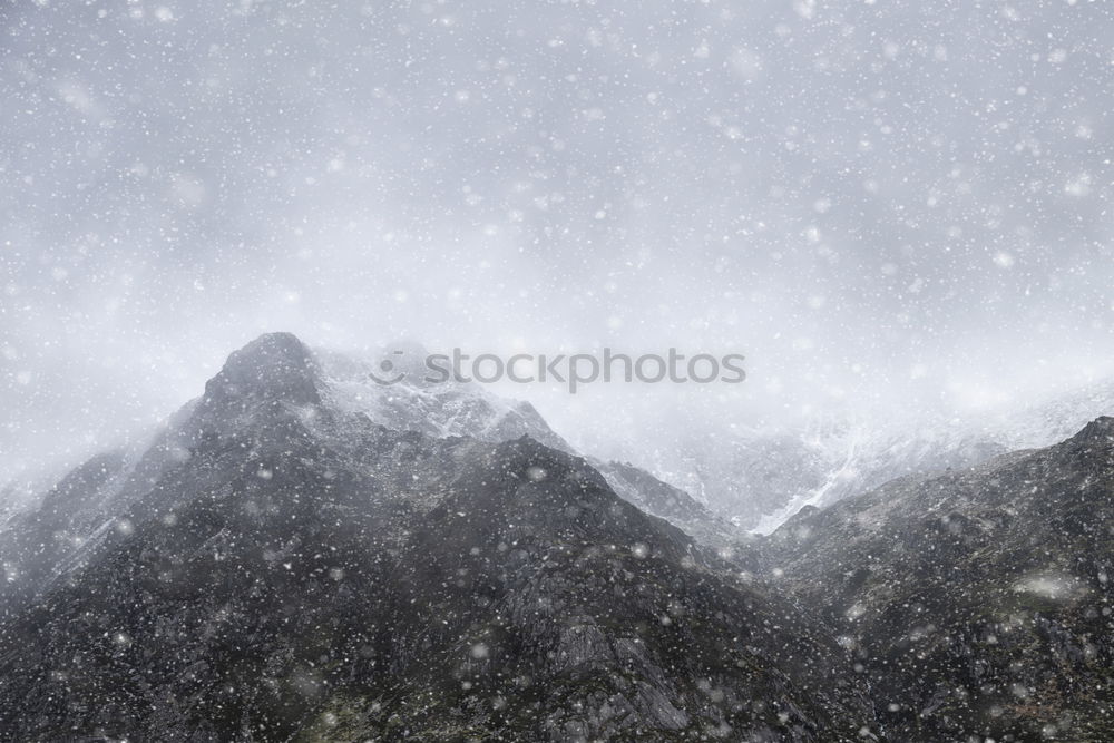 Similar – Image, Stock Photo Snow banks in the parking lot at the Rettenbach Glacier