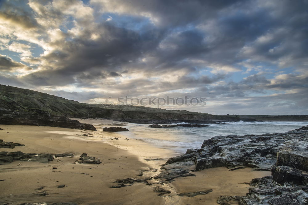 Similar – Image, Stock Photo Clachtoll Beach and campsite in Scotland