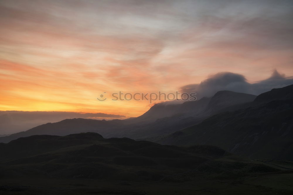 Similar – Image, Stock Photo View of rocky mountains peak