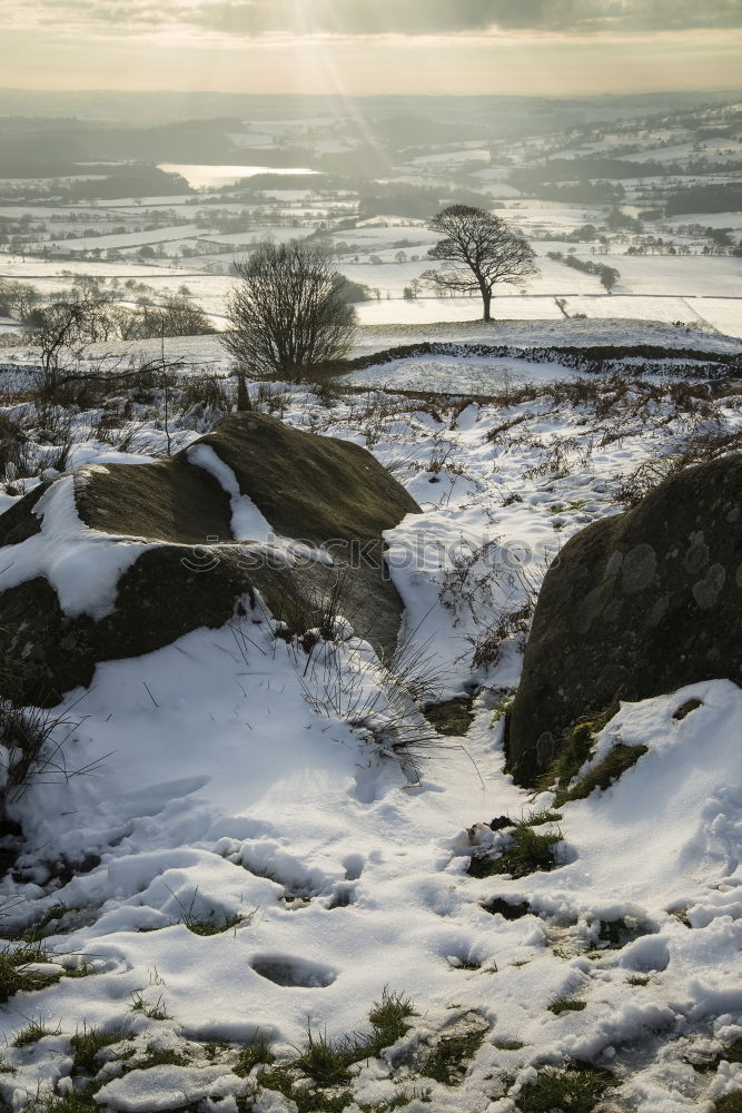 Similar – Winterdorf Umwelt Natur