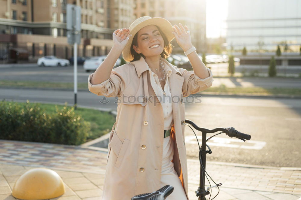 Similar – Image, Stock Photo Beautiful skate woman on the scalator